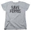 Image for Ferris Bueller's Day Off Womans T-Shirt - Save Ferris