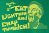 Image Closeup for Rocky T-Shirt - Eat Lightning