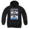 Image for Forrest Gump Youth Hoodie - Stupid is as Stupid Does