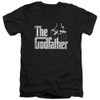 Image for The Godfather V Neck T-Shirt - Logo