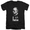 Image for The Godfather V Neck T-Shirt - Il Padrino
