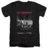 Image for Pet Sematary V Neck T-Shirt - Cat Poster