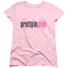 Image for Pretty in Pink Womans T-Shirt - Logo