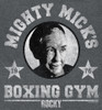 Image Closeup for Rocky T-Shirt - Mighty Mick's Boxing Gym