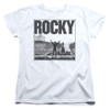 Image for Rocky Womans T-Shirt - Top of the Stairs