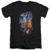 Image for Teen Wolf V Neck T-Shirt - Electric Wolf