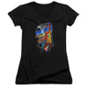 Image for Teen Wolf Girls V Neck - Electric Wolf