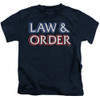 Image for Law and Order Kids T-Shirt - Logo