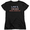 Image for Law and Order Woman's T-Shirt - SVU Logo