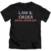 Image for Law and Order Kids T-Shirt - SVU Logo