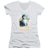 Image for Miami Vice Girls V Neck T-Shirt - Tubbs