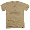 Image for Parks & Rec Heather T-Shirt - Meat Tornado