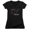 Image for Warehouse 13 Girls V Neck T-Shirt - Cast