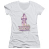 Image for Xena Warrior Princess Girls V Neck T-Shirt - Stand