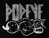 Image Closeup for Popeye T-Shirt - Kiss Style