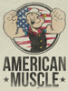 Image Closeup for Popeye T-Shirt - American Muscle
