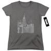 Image for New York City Womans T-Shirt - Manhattan Monochrome