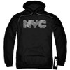 Image for New York City Hoodie - NYC Map Fill