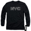Image for New York City Long Sleeve Shirt - NYC Map Fill