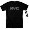 Image for New York City T-Shirt - NYC Map Fill