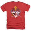 Image for Mighty Morphin Power Rangers Heather T-Shirt - Retro Rangers