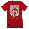 Image for Mighty Morphin Power Rangers Premium Canvas Premium Shirt - Red Ranger Deco