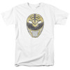 Image for Mighty Morphin Power Rangers T-Shirt - White Ranger Mask