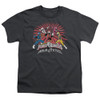 Image for Mighty Morphin Power Rangers Youth T-Shirt - Ninja Blast