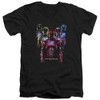 Image for Mighty Morphin Power Rangers T-Shirt - V Neck - Team of Rangers