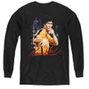 Image for Bruce Lee Youth Long Sleeve T-Shirt - Yellow Jumpsuit