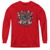 Image for Superman Youth Long Sleeve T-Shirt - All Hail Superman