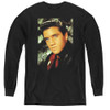 Image for Elvis Youth Long Sleeve T-Shirt - Red Scarf