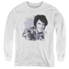 Image for Elvis Youth Long Sleeve T-Shirt - Lonesome Tonight