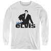 Image for Elvis Youth Long Sleeve T-Shirt - Blue Suede