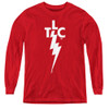 Image for Elvis Youth Long Sleeve T-Shirt - TLC Logo