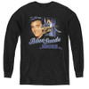 Image for Elvis Youth Long Sleeve T-Shirt - Blue Suede Shoes