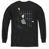 Image for Elvis Youth Long Sleeve T-Shirt - Blue Bars