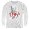 Image for Elvis Youth Long Sleeve T-Shirt - Iconic Pose