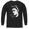Image for Elvis Youth Long Sleeve T-Shirt - Simple Face
