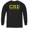 Image for CSI Miami Youth Long Sleeve T-Shirt - Logo