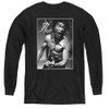 Image for Bruce Lee Youth Long Sleeve T-Shirt - Focused Rage