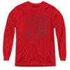 Image for Superman Youth Long Sleeve T-Shirt - Code Red