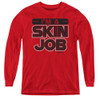 Image for Battlestar Galactica Youth Long Sleeve T-Shirt - I'm a Skin Job