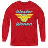 Image for Wonder Woman Youth Long Sleeve T-Shirt - Wings