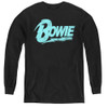 Image for David Bowie Youth Long Sleeve T-Shirt - Logo