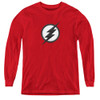 Image for The Flash TV Youth Long Sleeve T-Shirt - Jesse Quick Logo