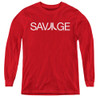 Image for Atari Youth Long Sleeve T-Shirt - Savage Logo