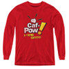 Image for NCIS Youth Long Sleeve T-Shirt - Caf-Pow Xtreme Caffiene Logo