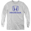 Image for Honda Youth Long Sleeve T-Shirt - Logo on Grey