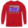 Image for Honda Youth Long Sleeve T-Shirt - Kanji Racing